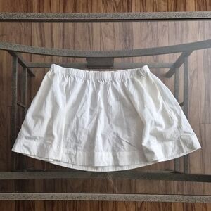 SOLD. Free People Ivory Elastic Waist Mini Skirt